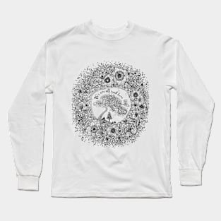 Alice in wonderland Zentangle Long Sleeve T-Shirt